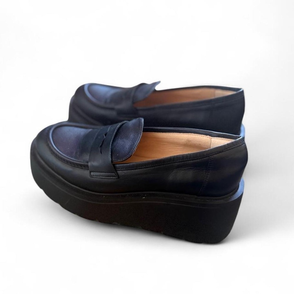 Anthropologie Maeve Lugged Platform Loafers